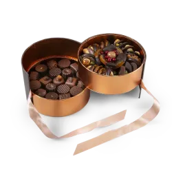 Box of Christmas hat chocolates | CLUIZEL