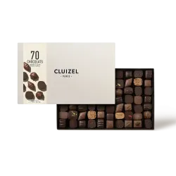 Box of dark and milk chocolate N°70 | CLUIZEL