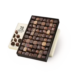 Box of dark and milk chocolate N°70 | CLUIZEL