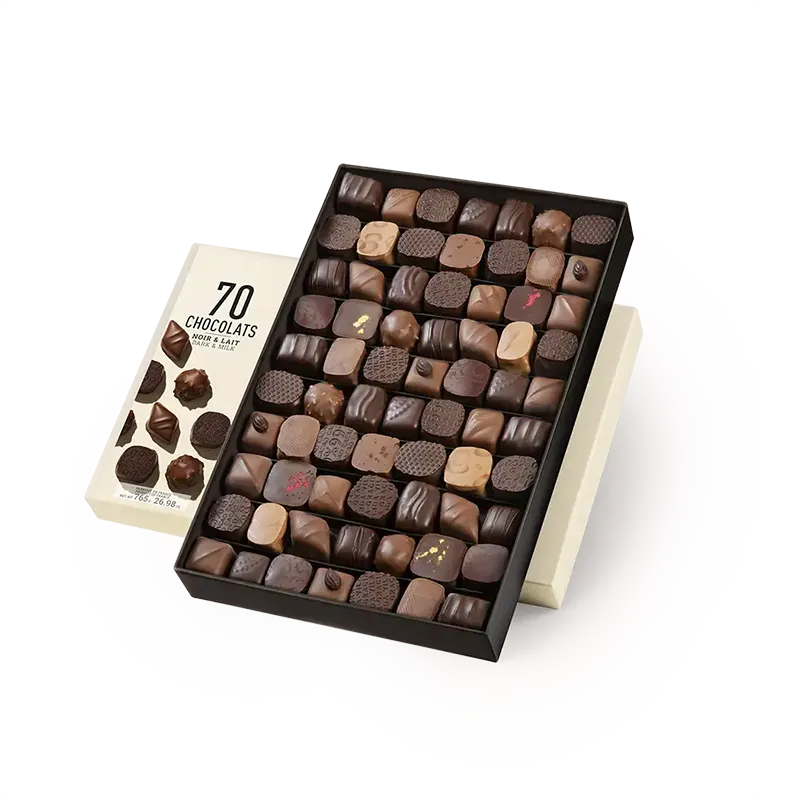 Coffret noir et lait N°70 Coffret noir et lait N°70