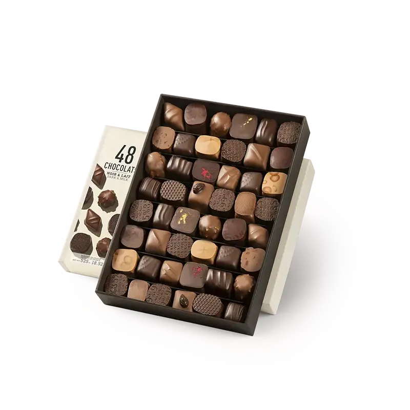 Coffret noir et lait N°48