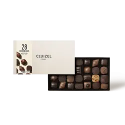 Box of dark and milk chocolate N°28 | CLUIZEL