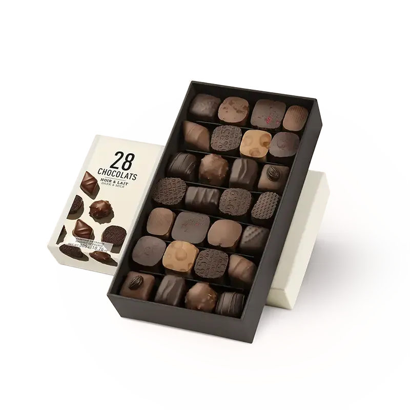 Coffret noir et lait N°28