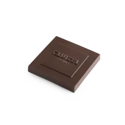 The square moment Dark chocolate praline bar