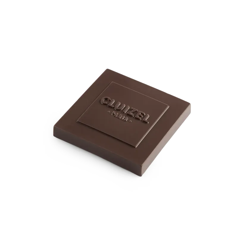 The square moment Dark chocolate praline bar
