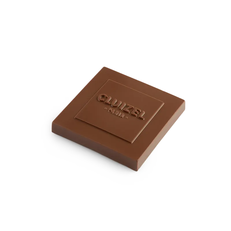 The square moment Milk chocolate praline bar