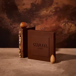 The square moment Milk chocolate praline bar