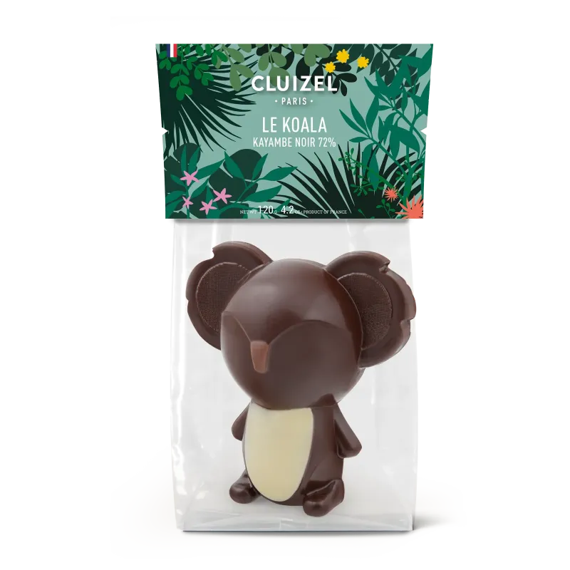 koala chocolat noir pâques |CLUIZEL