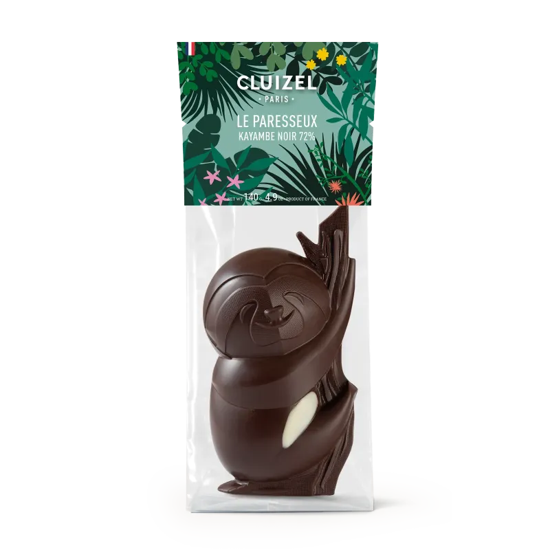 Dark chocolate sloth | CLUIZEL