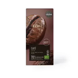 Dark chocolate 70% coffee bar| CLUIZEL