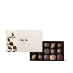 Box of dark and milk chocolate N°15 | CLUIZEL