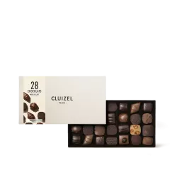 Box of dark and milk chocolate N°28 | CLUIZEL