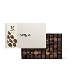 Box of dark and milk chocolate N°70 | CLUIZEL