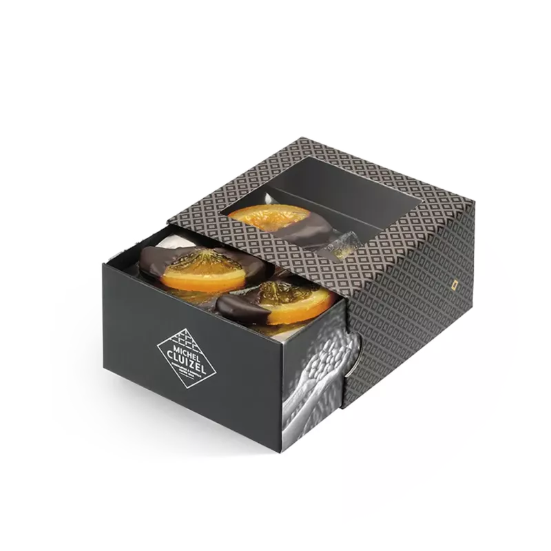 Coffret Tiroir 1/2 Rondelles d'Oranges Confites