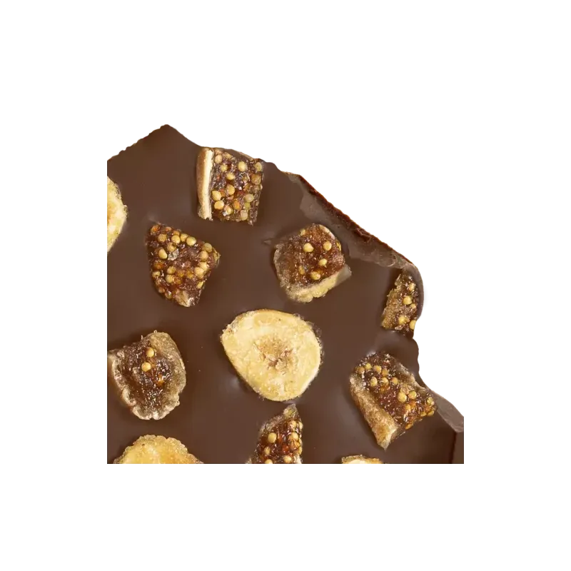 Tablette figues et noisettes caramélisées | CLUIZEL