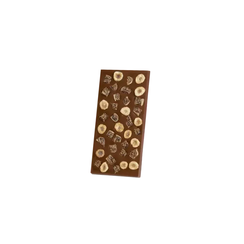 Fig & Caramelised Hazelnut bar 47% milk | CLUIZEL