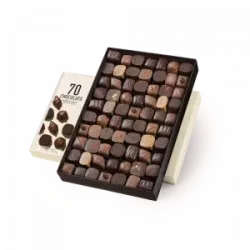 Box of dark and milk chocolate N°70 | CLUIZEL