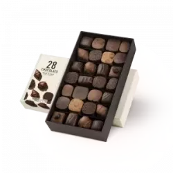 Coffret chocolat noir et lait N°28 | CLUIZEL