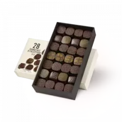 Ganaches d'Exception dark chocolate n°28 box | CLUIZEL