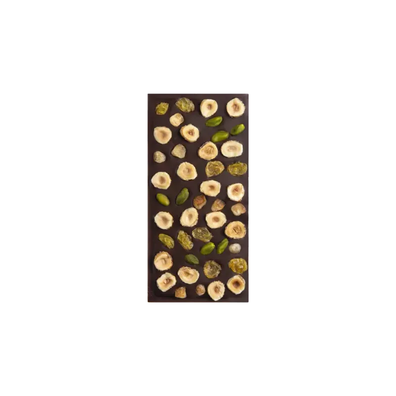 Mendiant 72% dark chocolate bar | CLUIZEL