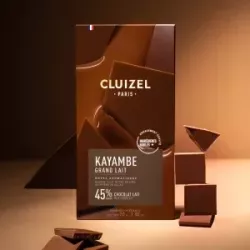 Kayambe bar, 45% milk chocolate | CLUIZEL