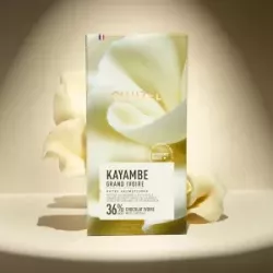 Kayambe Ivory bar, 36% white chocolate | CLUIZEL