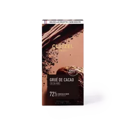 Cocoa nibs bar 72% dark chocolate | CLUIZEL