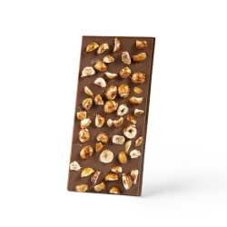 Caramelize hazelnuts bar 48% milk chocolate | CLUIZEL