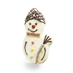 Bonhomme de neige chocolat blanc