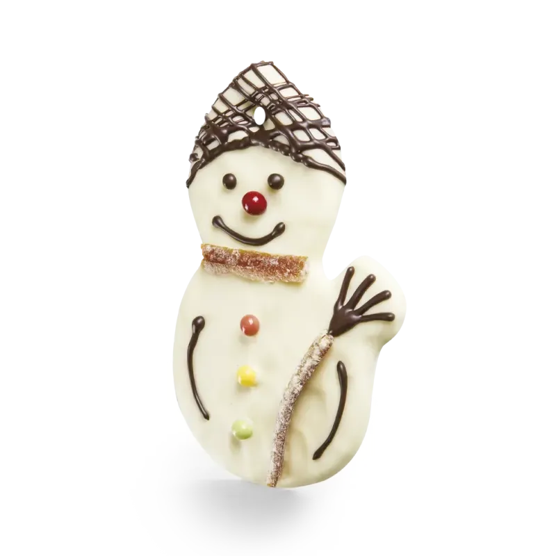 Bonhomme de neige chocolat blanc