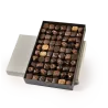 Coffret de chocolat praliné noir et lait n°70