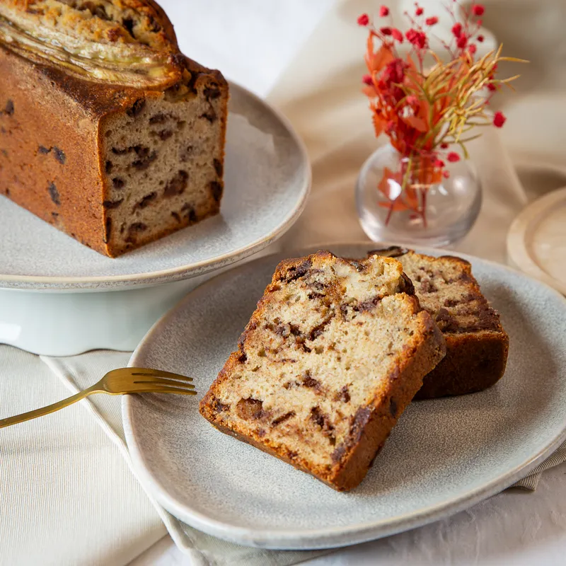 Banana Bread au chocolat au lait