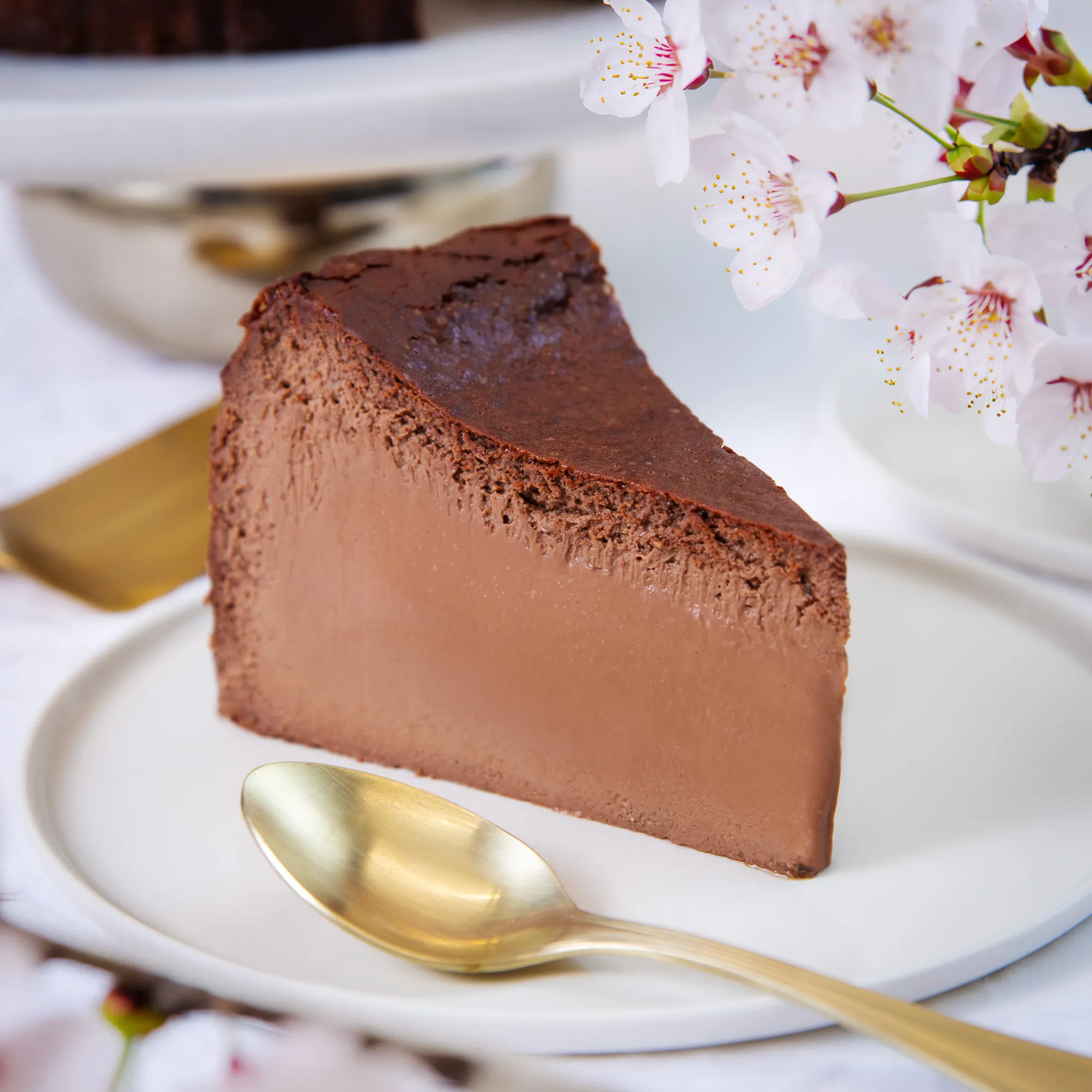 Cheesecake basque au chocolat