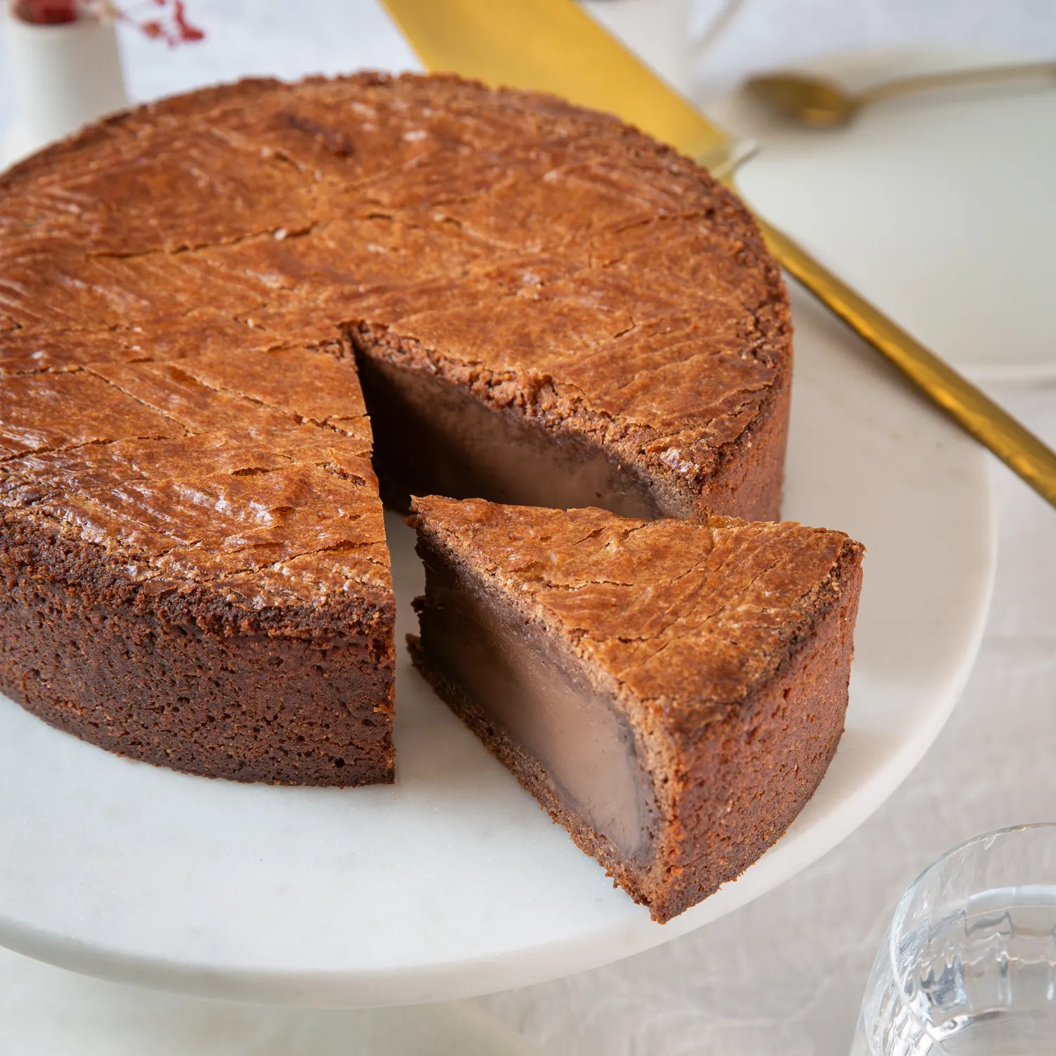Gâteau basque au chocolat