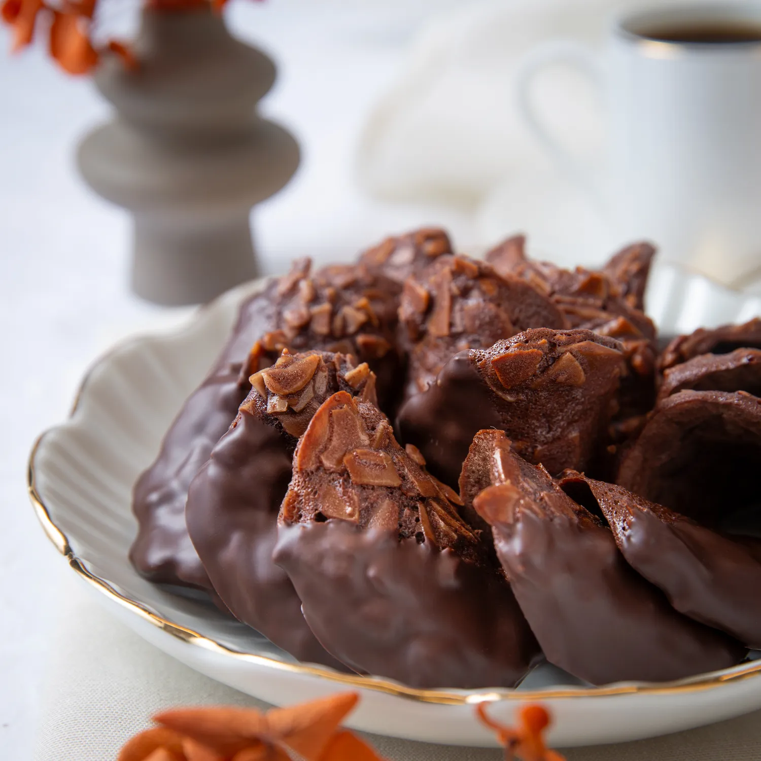Tuiles au chocolat